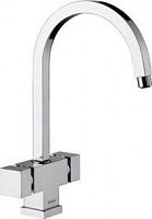 Countertop double-handle mixer tap CUBIC BM1251chromed metalkitchen1-hole