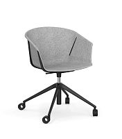 Contemporary chair OMEGA VIindoorsteelPET