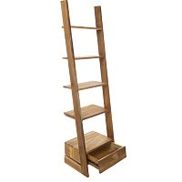 Ladder towel rack Comodaself-supportingteakreclaimed material