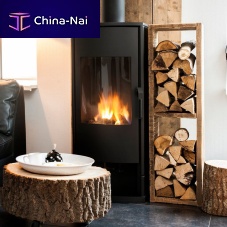 Gas heating stove VASKAfloor-mountedcontemporarysteel
