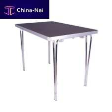 Contemporary table ECONOMY laminateplasticaluminum base