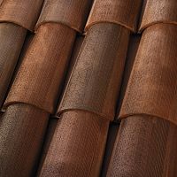 Barrel roof tile 2-PIECE MISSIONcurvedclay