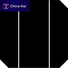Monocrystalline photovoltaic solar cell SI-ESF-C-M125X125framelesswith anti-reflective glass