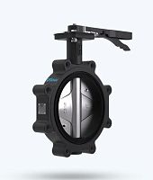 Butterfly valve BLleverfor controlstainless steel