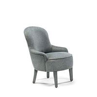 Chesterfield armchair MINIMIMIfabricashgray