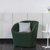 Contemporary lounge chair Blom fabricleatherrotomolded polyethylene