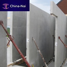 Reinforced concrete wall with modular panelsprefab