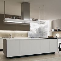 Contemporary kitchen ALEAlacquered woodislandwhite