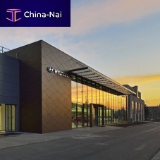 Panel cladding HYUNDAI CAR DEALERSHIPbronzealuminumcomposite