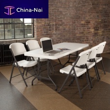Contemporary table 2901Ghigh-density polyethylene (HDPE)powder-coated steel baserectangular