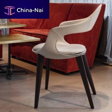 Contemporary chair FRENCHKISSindoorleatherfelt