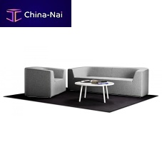 Contemporary sofa CASLONfabricgray2-person