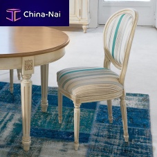 Traditional chair NORMAwoodenupholsteredmedallion