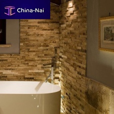 Travertine wall cladding panel TRAKE� ®bathroomfor interior wallsglued