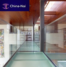 Structural glass panel transparentbuildingfor flooring