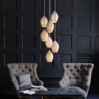 Pendant lamp FIN : FP550N/7metalporcelaincontemporary