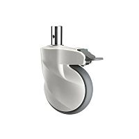 Hospital bed wheel E201D-Ywith brakestainless steel