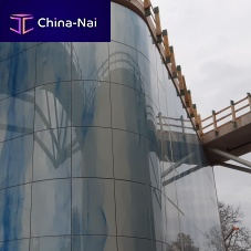 Tempered glass panel safetypatternedprinted