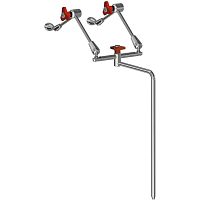 Endoscope instrument holding arm 3840.98for minimally invasive surgery instrumentsarticulatedrail-mounted