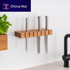 Solid wood knife block W � basicoak