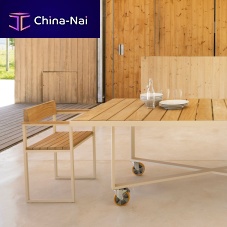 Contemporary chair VINEYARD outdoorindoorwooden