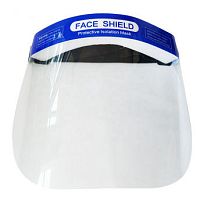 Full-face face-shield polyethyleneadultmedical