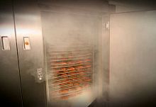 Fish smoking, baking, cooking unit PFRfor the food industryvariable-speed fan