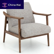 Contemporary armchair MARBELfabricashgray