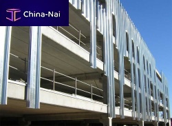 Panel cladding metallacquered