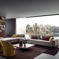 Modular sofa DUOcornerbedcontemporary