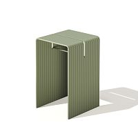 Contemporary high bar table Tubealuminumaluminum baserectangular