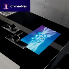 Glass countertop INVISIBLEkitchensquare edge