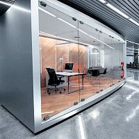 Removable partition INNOWAL UFICIOglasscommercialfor offices