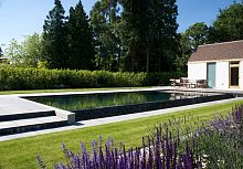 Lap swimming pool SURREYoutdoorin-groundwooden