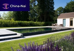 Lap swimming pool SURREYoutdoorin-groundwooden