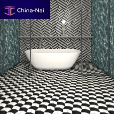 Indoor tile DISTORTIONbathroomwallfloor