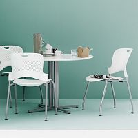 Stackable chair CAPER contemporaryindoorfabric