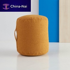Contemporary pouf Butt fabricroundupholstered
