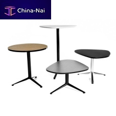Contemporary pedestal table KEIMDFsteelmetal base