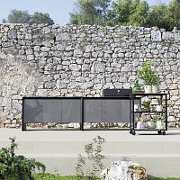 Outdoor kitchen COOKINGcontemporaryaluminumceramic