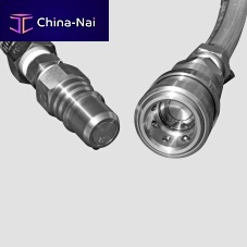 Hydraulic fitting Zerospill Cupla pneumaticfor gasring