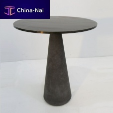 Contemporary side table MUSHROOMsteelconcrete baseround