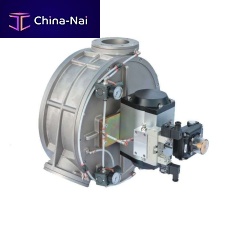 Diverter valve ballpneumaticfor powders