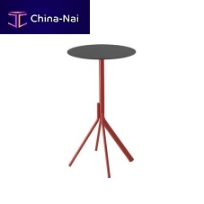 Contemporary high bar table Main 1125steelsteel baseround