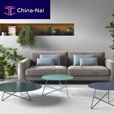 Contemporary side table ERMIONE glassmetalmarble