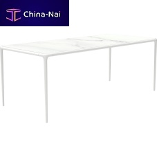 Contemporary table XALOCtempered glassHPLDekton®