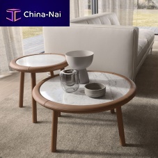 Contemporary coffee table YOUNGMDFmarblewooden base