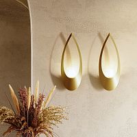 Contemporary wall light BLUMindoorpainted aluminumsculptural