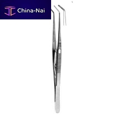 Diagnostic dental tweezers 04-16-00 seriescurvedself-locking