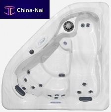 Above-ground hot tub TS 120corner3-seaterhome